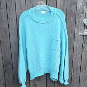 POL Light Blue Crew Neck Sweater